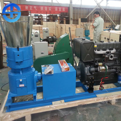 L'appartement électrique diesel de 300mm meurent machine de granule de l'herbe 400kg/H