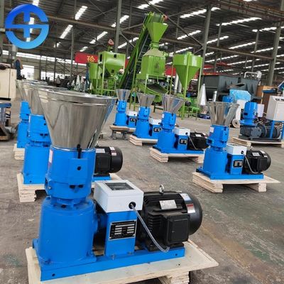 Haut granule formant la machine de moulin de granule de biomasse du taux 11kw 300kg/H