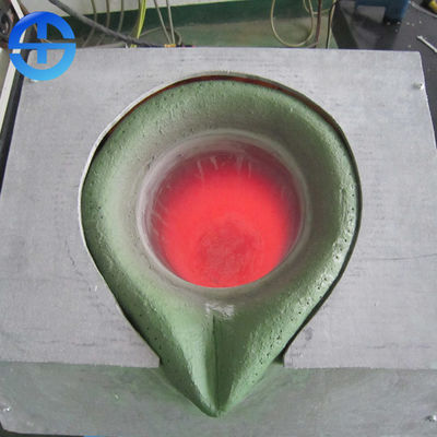 Équipement compact de four de fusion 45 kilowatts de grande capacité de chauffage de fréquence moyenne