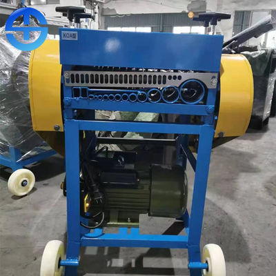 Double double machine de dépouillement de roulement de câblage cuivre de couteau 3 kilowatts